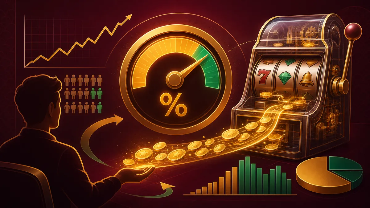 Ilustrasi artikel Memahami RTP dan Volatilitas Slot: Panduan Realistis untuk Pemain Indonesia